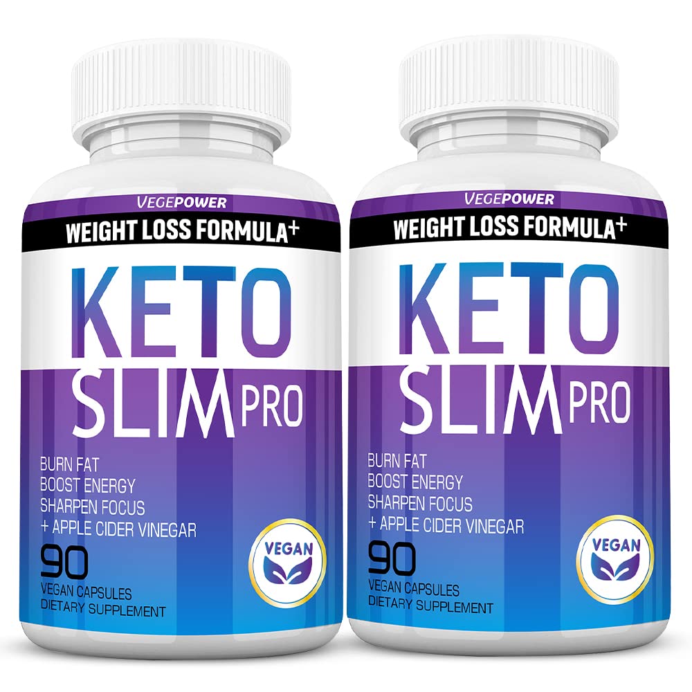 Pilules de perte de poids de Keto - Fat Burner pour les femmes et les hommes avec vinaigre de cidre de pomme - Natural Appetite Suppresseur, Gestion du poids et Booster de métabolisme - 180 capsules de vinaigre de cidre de Keto