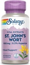 SOLARAY St. Johns Wort Aerial Extract One Daily 900mg, Standardized w/ 0.3% Hypericin for Mood Stability & Brain Health Support, Non-GMO |60 Servings | 60 Tablets