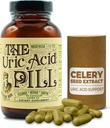La pilule d'acide Uric 90 Capsules - supplément d'acide Uric avec extrait de tart cerise, graines de céleri et racine de Burdock - supplément de soutien d'acide Uric contenant des ingrédients non OGM et à base de plantes