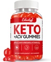 Gummies de vinaigre de cidre de pomme sans gluten et sans gélatine avec B12 pour le support de kéto, végétarien, saveur unique, supplément en bouteille pratique pour les hommes et les femmes