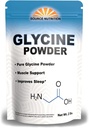 Poudre de Glycine (2 lbs) - favorise le repos, l'énergie musculaire et la force, le soutien de la mémoire et de la cognition (sac résiliable)