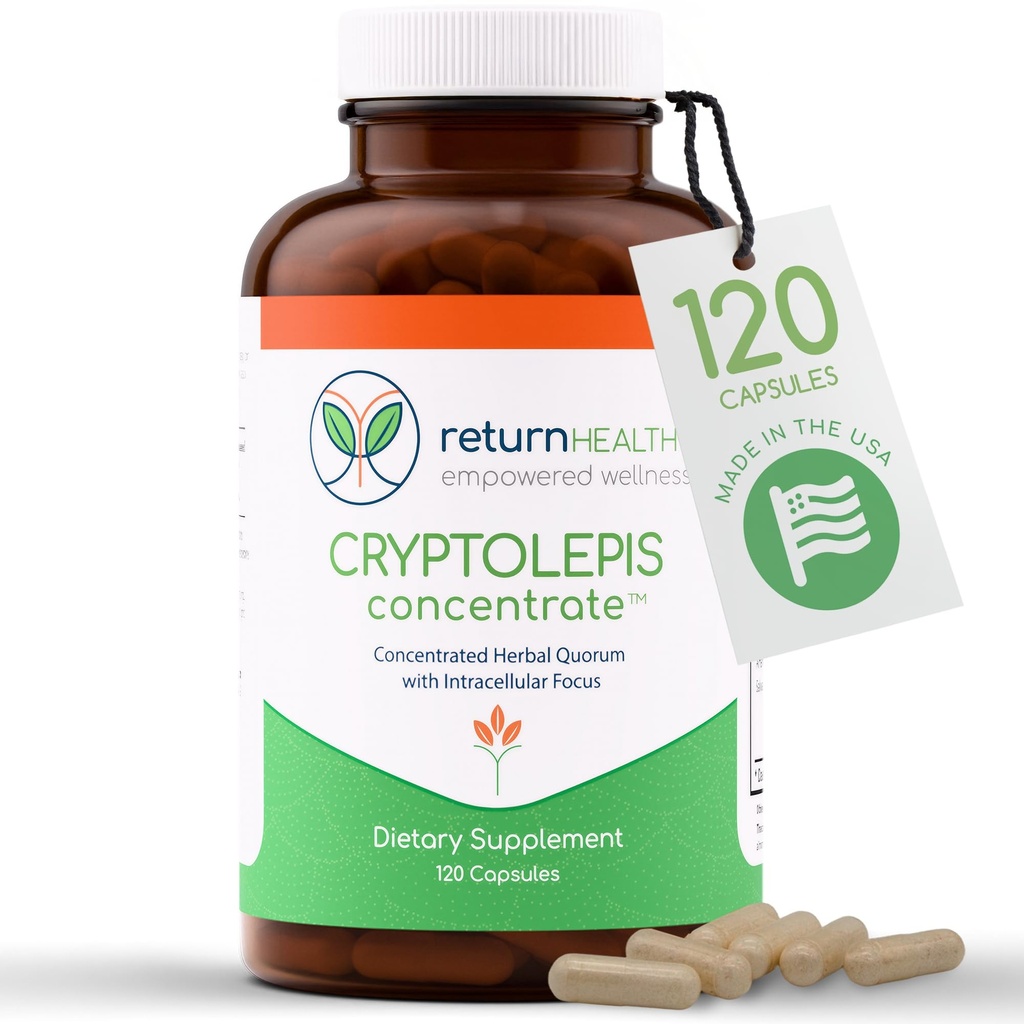 Cryptolepis Concentrate, Immune Support avec Cryptolepis Sanguinolenta pour l'Immunity Boost, Suppléments à base de plantes concentrées, Antioxydant et supplément à la santé, 120 Capsules