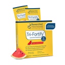 Recherches nutritionnelles Glutathion liposomique (450mg) Gel liquide + vitamine C - Tri-fortify - Aide à l'énergie naturelle, au soutien immunitaire et à la désintoxication - Recherche clinique pour l'absorption, la pastèque (20 paquets)