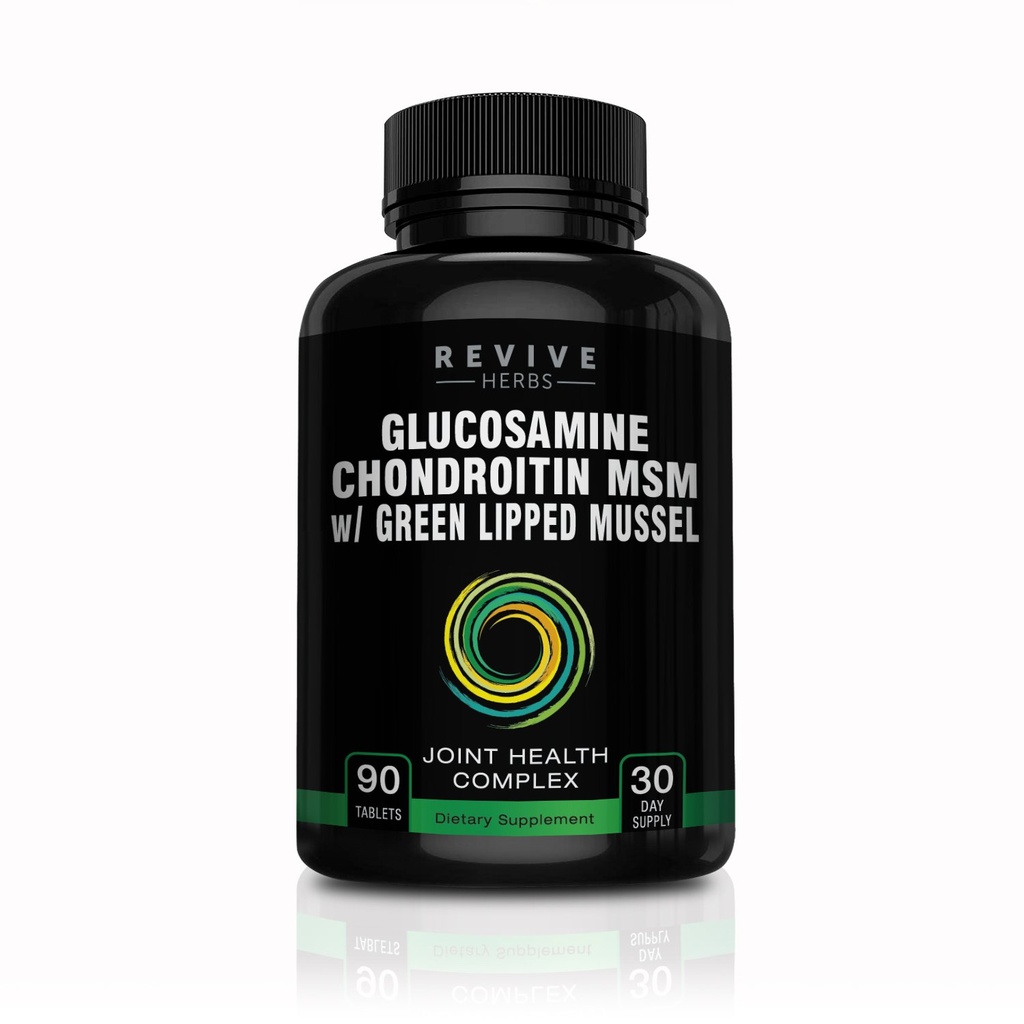 Glucosamine Chondroïtine MSM avec des moules de Nouvelle-Zélande Limité au vert.