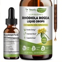 Totaria 16-en-1 Liposomique Rhodiola Rosea Tecture, Supplément Rhodiola Ultra Strength w/Ashwagandha, Safran, Magnésium, SAM-e, Rhodiola Rosea Extrait gouttes liquides pour la relaxation naturelle, l'humeur, l'énergie