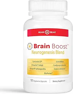 Capsules Cerveau Boost avec Curcumine, Cordyceps, Hericium, Ceylan Cinnamon, Shilajit purifié et Ashwagandha