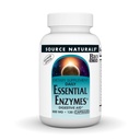 Source Naturals Enzymes essentiels 500mg Bio-Aligned Multiple Enzyme Supplement Herbal Defense for Digestion, Gas, Constipation & Bloating Relief - Supporte le système immunitaire* - 120 Capsules végétariennes