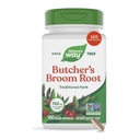 Nature's Way ButcherS Broom, Herbe traditionnelle, 720 mg par portion de 2 capsules, Projet non-OGM vérifié, 100 capsules végétaliennes (paquetage mai vary)