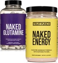 NAKED Vegan Energizing Muscle Recovery Bundle Fruit Punch Energy et 240 L-Glutamine Capsules, 1000mg