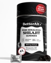 Mieux Alt Pure Himalayan Shilajit Gummies avec 100% Shilajit de haute puissance grade d'or. 60 Gummies pour l'énergie Boost & Immune Support, 75%+ Acid Fulvic.