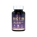 Biotin + Beauty Blend – Complexe de 25 000 mcg avec collagène, kératine, MSM – Hair, Skin & Nail Support – sans gluten – GMP, ISO 22000, certifié HACCP – COA disponible – 60 capsules