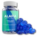 Gummies NAC sans sucre, Supplément NAC pour la santé respiratoire, Détox du foie et nettoyage, Rein, Support antioxydant, Supplément N-acétyl Cystéine MCT-huile enduit pour l'absorption Vegan 60ct