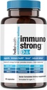 Supplément de soutien immunitaire quotidien Immunostrong 10-en-1 Immunity Vitamines avec Immune Booster Oregano, Olive Leaf, Antioxydant apaisant Omega 3, Curcumine et Zinc Vitamines pour adultes et enfants -60 ct