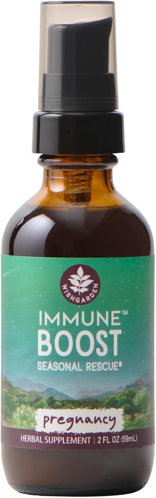 WishJarden Herbs Immune Boost for Grossesse - Supplément de soutien à base de plantes à base d'immunes avec/Echinacea, Immune Boost Tecture for Pregnant & Postpartum Moms, Pregnancy-Safe Immune System Support, 2oz