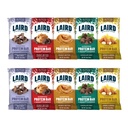 Laird Superfood Barres de protéines fonctionnelles – Barre de protéines mais mieux avec des ingrédients réels, champignons fonctionnels 10g Protéines à base végétale, 6g Fibre - Non-OGM - 5 Flavor Variety Pack, 10 Compte (paquet de 1)