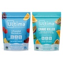 Ultima Replenisher Electrolyte Powder Drink Mix Bundle – Sugar Free – Variety, Crave Killer – 20 Stickpacks, 14 Stickpacks – 6 Electrolytes and Minerals – Keto Friendly, Vegan, Non-GMO