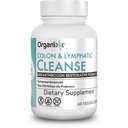 Organixx Supplément Lymphatique et Nettoyage des Colons, 250 millions de CFU Probiotiques pour la santé des Guts, support digestif et lymphatique, sans gluten, sans OGM, 60 capsules végétariennes