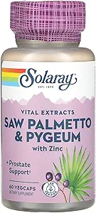 Solaray, Pygeum & Saw Palmetto, 120 capsules végétariennes