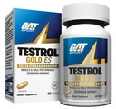 GAT SPORT Testrol Gold ES, Tribulus, DIM, Zinc, Longjack, Fenugreek, Saw Palmetto, Estrogen Balance, 60 comprimés