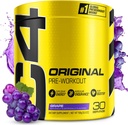 Cellucor C4 original pré-entraînement poudre de raisin sucre libre pré-entraînement énergie pour les hommes et les femmes 150mg caféine + Beta Alanine + créatine - 30 portions (emballage mai Vary)