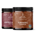TRIBE ORGANICS Balance Duo - KSM-66 Ashwagandha 120ct + Turmeric Curcumin C3 Complexe 120ct