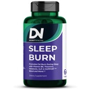 Sleep Burn Night Time Fat Burner,Nuit Shred Fat Burner et soutien de sommeil naturel pour les hommes et les femmes,Métabolisme Booster avec vitamine B6, L-Theanine Mélatonine Astragalus Ceylan Cinnamon Berberine 60ct