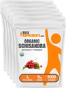 BulkSupplements.com Poudre d'extrait de Schisandra biologique - Supplément de Schisandra, de Schisandra Berries - Supplément à base de plantes, sans gluten - 1000mg par portion, 5kg (11 lbs) (paquet de 5)
