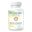 Dr Clark Supplément aux enzymes digestives – 700mg, 50 Capsules de gélatine, favorise la santé digestive et la fonction gustative