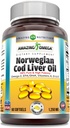 Extraordinaire Omega Norwegian Cod Liver Oil 1250 Mg softgels Supplement.