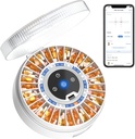 Zoksi Premium 31-Slot Distributeur automatique de pilules avec empreinte digitale et serrure à clé, organisateur intelligent de médicaments avec alarme et lumière, organisateur électronique de pilules pour les personnes âgées et l'oubli