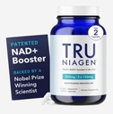 TRU NIAGEN - Nicotinamide Riboside breveté NAD+ Supplément. NR soutient le métabolisme et la réparation de l'énergie cellulaire, la vitalité, le vieillissement en santé du cœur, du cerveau et des muscles - 60 portions / 120 capsules
