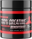 Goliath Labs Pure Creatine Poudre monohydratée - 300g de crème micronisée non aromatisée pour la force, la puissance, le soutien musculaire et l'endurance - 60 portions - Supplément fitness pour hommes et femmes