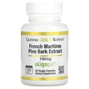 California Gold Nutrition Extrait d'écorce de pin Maritime française, Oligopin, 100 mg, 60 capsules de légumes