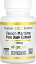 California Gold Nutrition Extrait d'écorce de pin Maritime française, Oligopin, 100 mg, 60 capsules de légumes