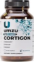 Supplément de soutien UMZU Cortigon Cortisol, 30 jours d'approvisionnement – Formule naturelle avec Ginkgo Biloba, Phosphatidylsérine, Vitamine B12 & B6 – Soutient la gestion du stress en santé, l'humeur, la concentration et la santé cognitive
