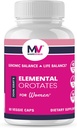 MARS VENUS Supplément avec Lithium Orotate Ashwagandha Safran Berberine Rhodiola Bacopa Fulvic Minéraux - Capsules d'orotates élémentaires pour les femmes - 60 Nombre