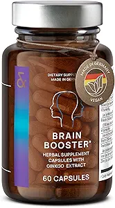 CLAV N°4 Booster Cerveau - Nootropics Supplément Soutien Cerveau pour Mémoire & Focus - Lions Mane, Bacopa Monnieri, Ginkgo - Vitamines cérébrales et pilules mémoire - 60 Capsules