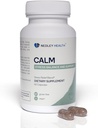 Calme - Supplément de stress naturel et de soutien de l'humeur - Ashwagandha, Lemon Baume, L-Theanine - 60 Capsules Vegan (Calm)