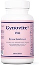 Optimox Gynovite - Suppléments de ménopause pour les femmes, soutien de la ménopause Vitamines pour flash chaud, sueurs de nuit, confort ménopausique des femmes - 180 comprimés