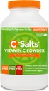 C-Salts Vitamine C Supplément en poudre - 100% pure haute dose de vitamine C tamponnée poudre pour le soutien immunitaire - biologique, sans sucre, végétalien, non-OGM, stomach-friendly, original 26 oz