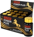 Elestoria Power Plus Super - 10 bouteilles Super Power-Plus Mélange botanique Supplément liquide (1 FL OZ) Extrait coréen Ginseng Supplément Ginseng Naturel Homme Tonic Ginseng Root Coréen Rouge Ginseng gouttes
