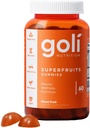 Goli complément nutritionnel, superfruits de beauté vitamine Gummy - 60 Compte - Collagène-Promotion Ingrédients - Fruits mélangés, végétaliens, végétaux, non OGM, sans gluten et sans gélatine