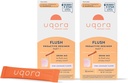 Flush Uqora - Tract urinaire* avec D-Mannose, Vitamine C, Vitamine B6, Potassium, Magnésium et Calcium - Sans gluten et végétalien - Saveur de citronnade rose - 20 Packets (2 Pack)