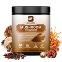 Café de Champignon - Lions Mane Mushroom Powder Café instantané avec la Mane de Lion, Reishi, Chaga, Cordyceps, et la dinde Tail - Coffe de Champignon Alternative pour l'énergie, la clarté mentale et la focale, Brain Booster