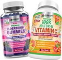 Elderberry Gummies and Natural Vitamin C - Bundle