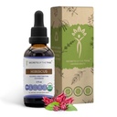 Secrets de la Tribe Hibiscus USDA Organic.Extrait sans alcool, gouttes à base de plantes de haute puissance.
