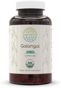 HerbEra Galangal 120 Capsules, 500 mg, USDA Galangal biologique (Alpinia Galangal) Racine séchée (120 Capsules)