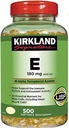 Kirkland Signature Vitamin E 180mg, 500 Softgels