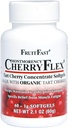FruitFlex supplément concentré de cerise rouge 100% Tart bio - Softgel à croquer - 60 Compte - Non-OGM et sans gluten - favorise une fonction articulaire saine*