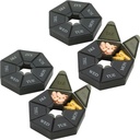 Organisateur hebdomadaire de pilules - (paquet de 4) Conteneur de pilules de 7 jours - Arthrite amicale Cas de voyage portable et compact Compartiment quotidien Pilules de médecine Boîte pour suppléments, médicaments, vitamines et huiles de poisson
